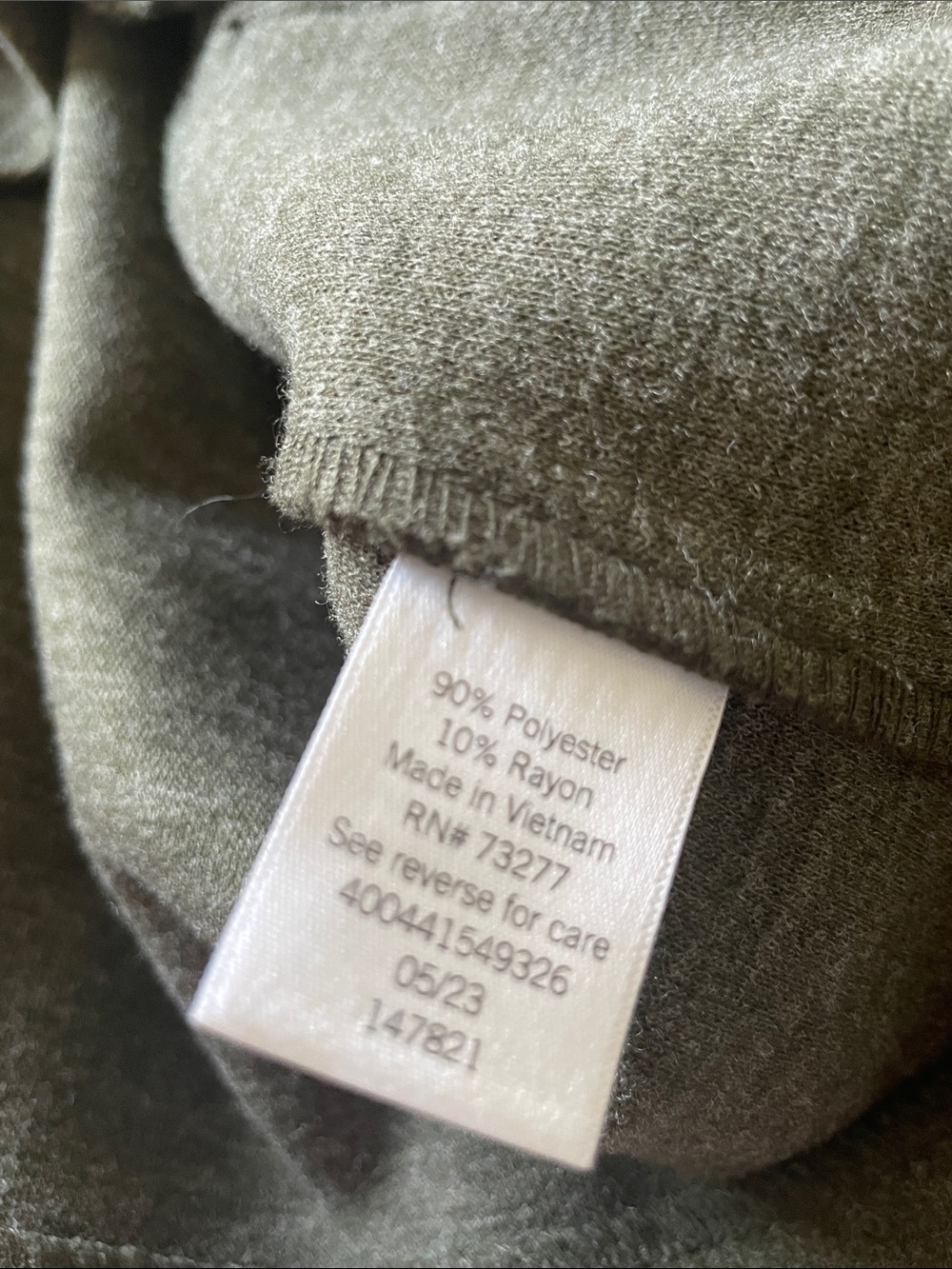croft & barrow Olive Green Button-Front Pea Coat - Picture 12 of 12